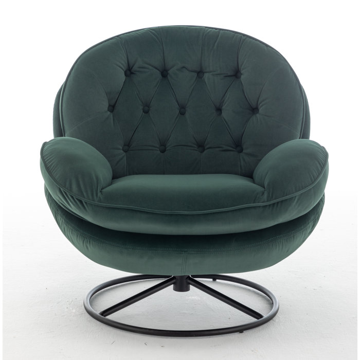 Mercury Row® Myler Upholstered Swivel Accent Chair & Reviews Wayfair